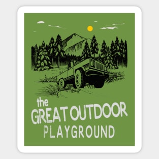 The Great Outdoor Playground Sticker